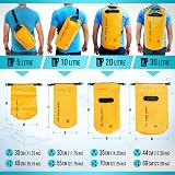 Ultra Dry Adventurer Premium 10 L Waterproof Dry Bag with Phone Case Yellow view 4