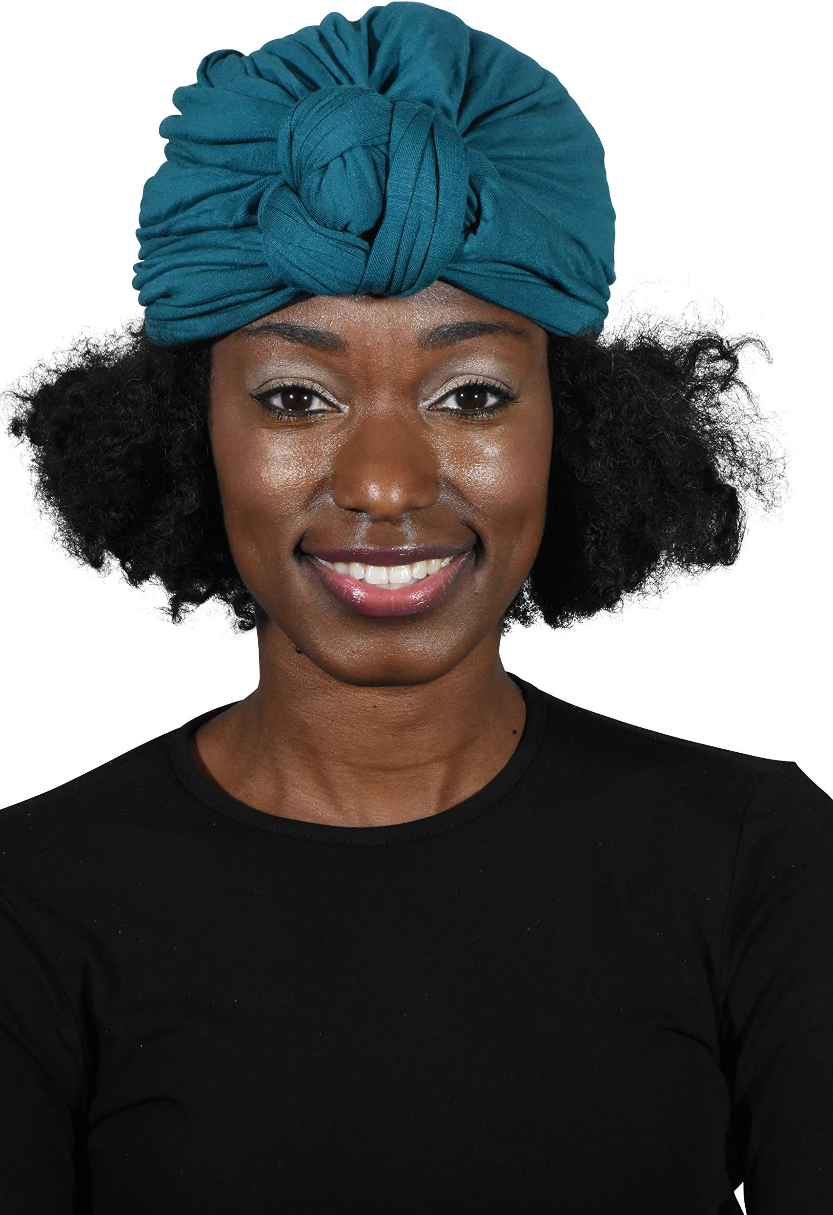 Solid Turban with Twist/Knot Front
