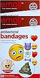 Emoji The Iconic Brand Antibacterial Bandages 20 Sterile Bandages Assorted Shapes And Sizes