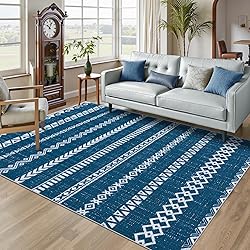 SERISSA Washable Area Rug,4x6 Soft Non Slip Indoor