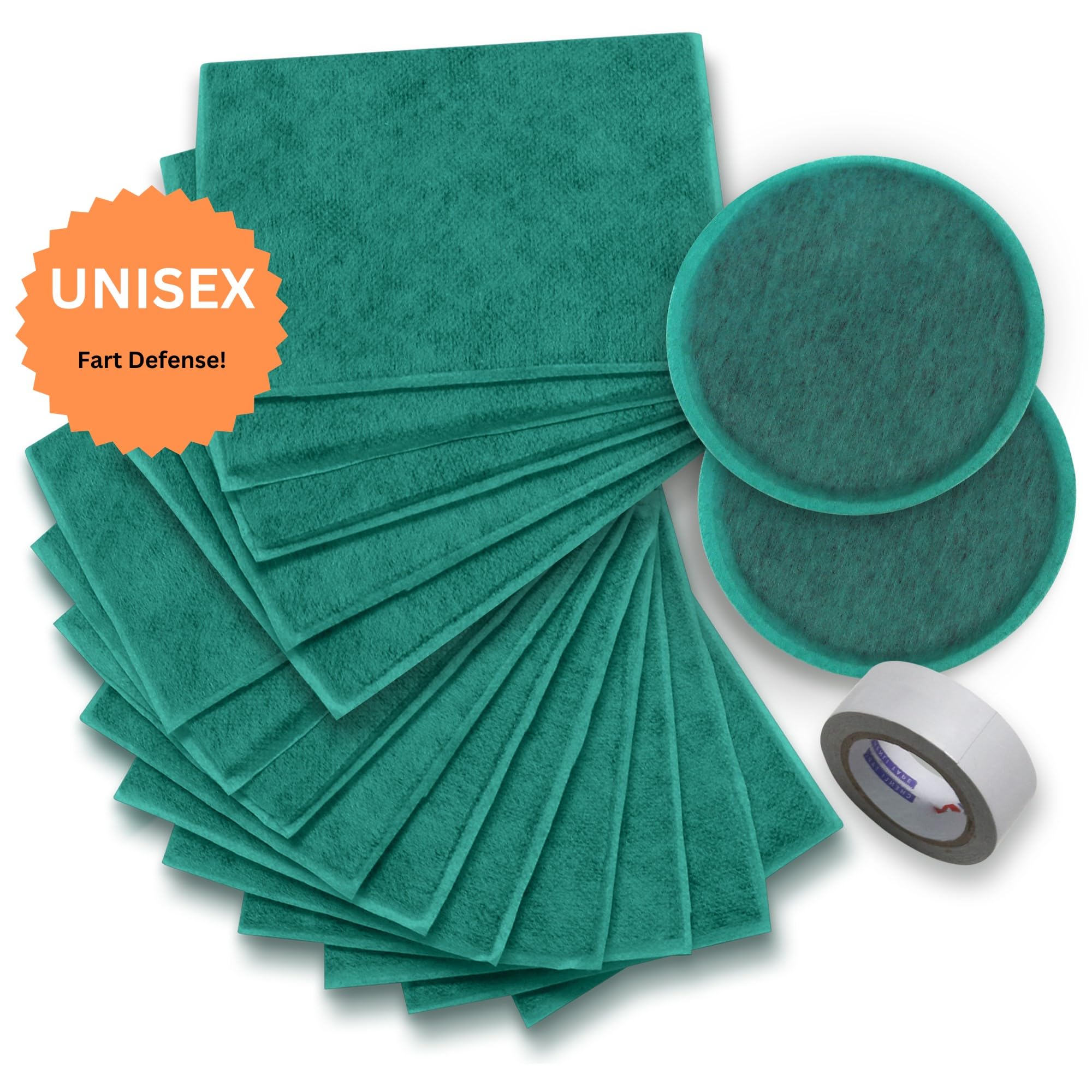 Odor Eliminator for Strong Odor, No Toxic Spray. Men & Women Charcoal Odor Absorbers, Flatulence Underwear Help. Gas Relief for Adults. Flatulence Pads Silence & Stop Odor Up to 100%. DiscreetZ P-15