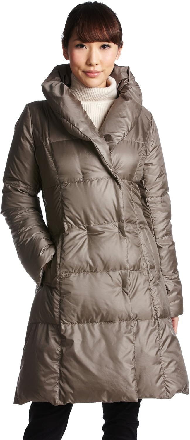 Amazon ロペ Rope ライトタフタショールカラーダウンコート Ggo 4106 コート ジャケット 通販