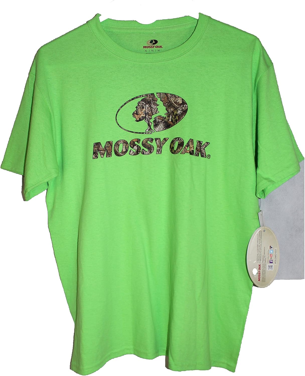 Mossy Oak Light Lime Green tShirt at Amazon Men’s Clothing store