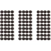 Furnigear Felt Furniture Pads for Hardwood Floors - Self Adhesive Chair Felt Pad, Floor Protector for Furniture Feet, Furniture Sliders Moving Furniture Smoothly, Anti Scratch 108 Pcs 5/8" Round Brown