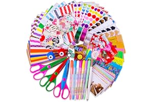FaCraft Scrapbooking Supplies Kit Luxury Accessories,Scrapbooks Album Supplies,DIY Card Making Craft for Kids Art Activity Birthday Graduation Gift