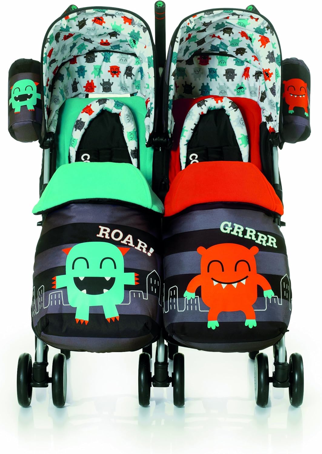 cosatto monster double buggy