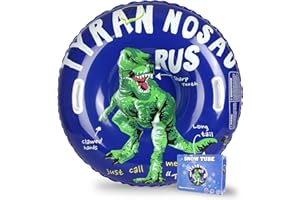 EUGSPH Snow Tubes for Kids, 36" Durable Inflatable Snow Sleds, Heavy Duty Thickened Bottom Snow Sled with Sturdy Handles, Sledding Skiing Winter Outdoor Gifts Toys for Kids