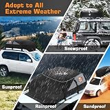 Sailnovo 20 Cubic Feet Car Roof Bag Foldable Soft Roof Box view 7