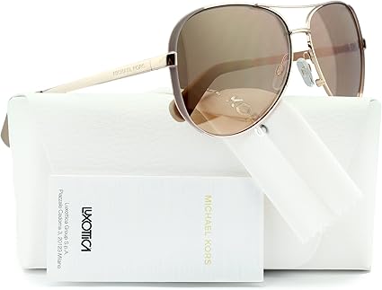 michael kors mirrored aviator sunglasses