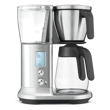 Breville BDC400BSS1BUS1 Precision Brewer Glass, 12.4 x 6.7 x 15.7, Brushed Stainless Steel