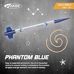 Estes 2483 Phantom Blue Rocket-Building