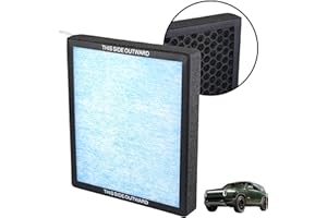 Rivian R1T R1S Cabin Air Filter Replacement HEPA with Activated Carbon - EveryAmp Upgraded HEPA Carbon Activated Cabin Air Filter Compatible with Rivian R1T & Rivian R1S 2022 2023 2024