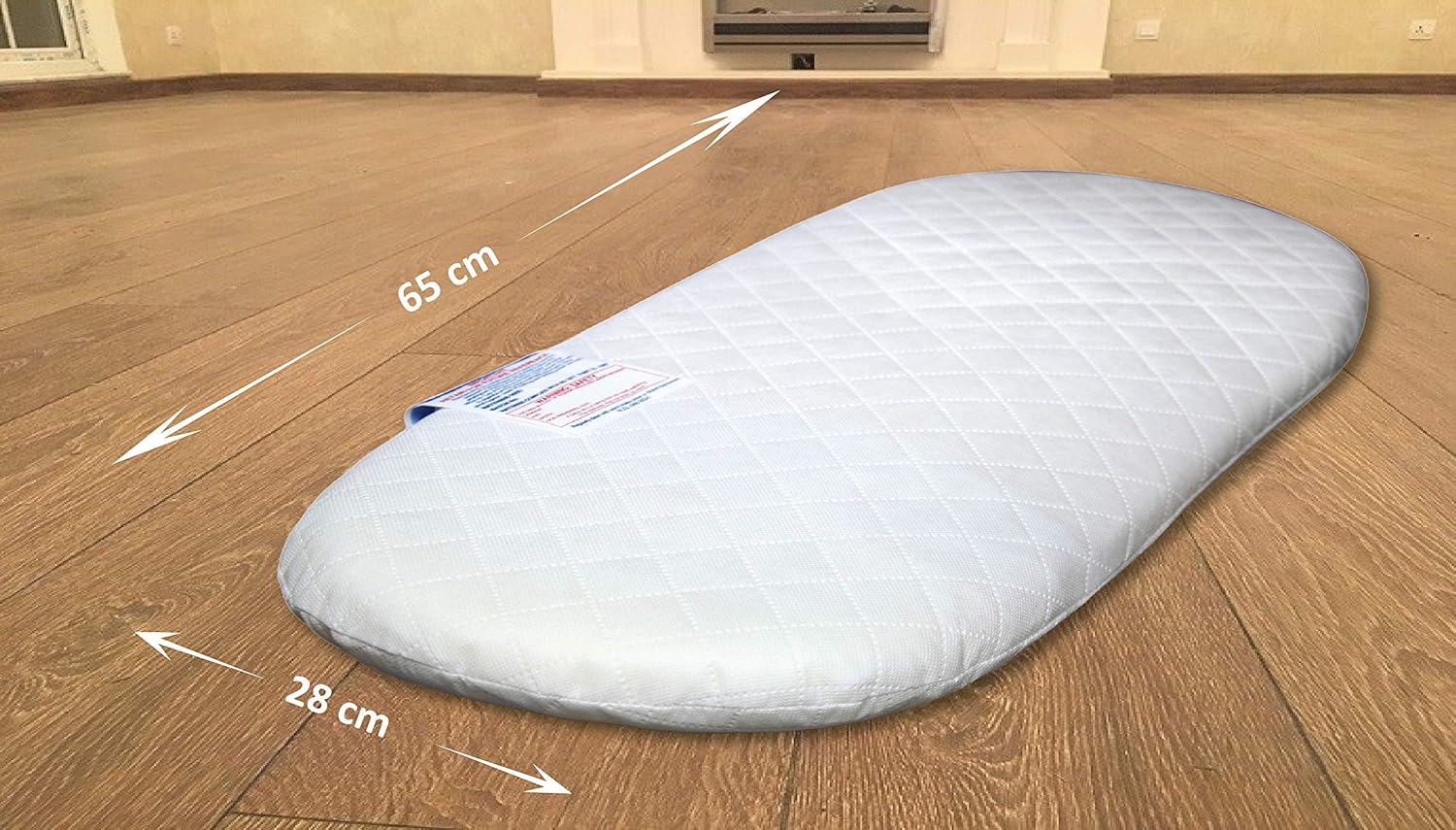 moses basket mattress 65 x 28