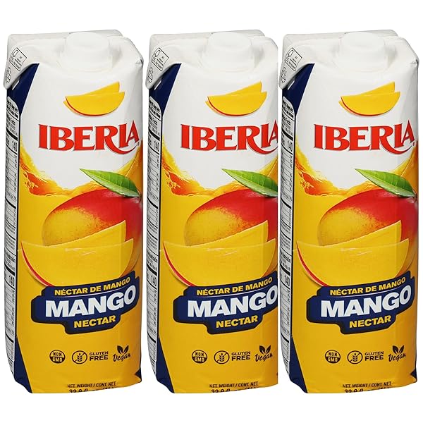 IBERIA MANGO NECTAR, 33.8 FL OZ (PACK OF...