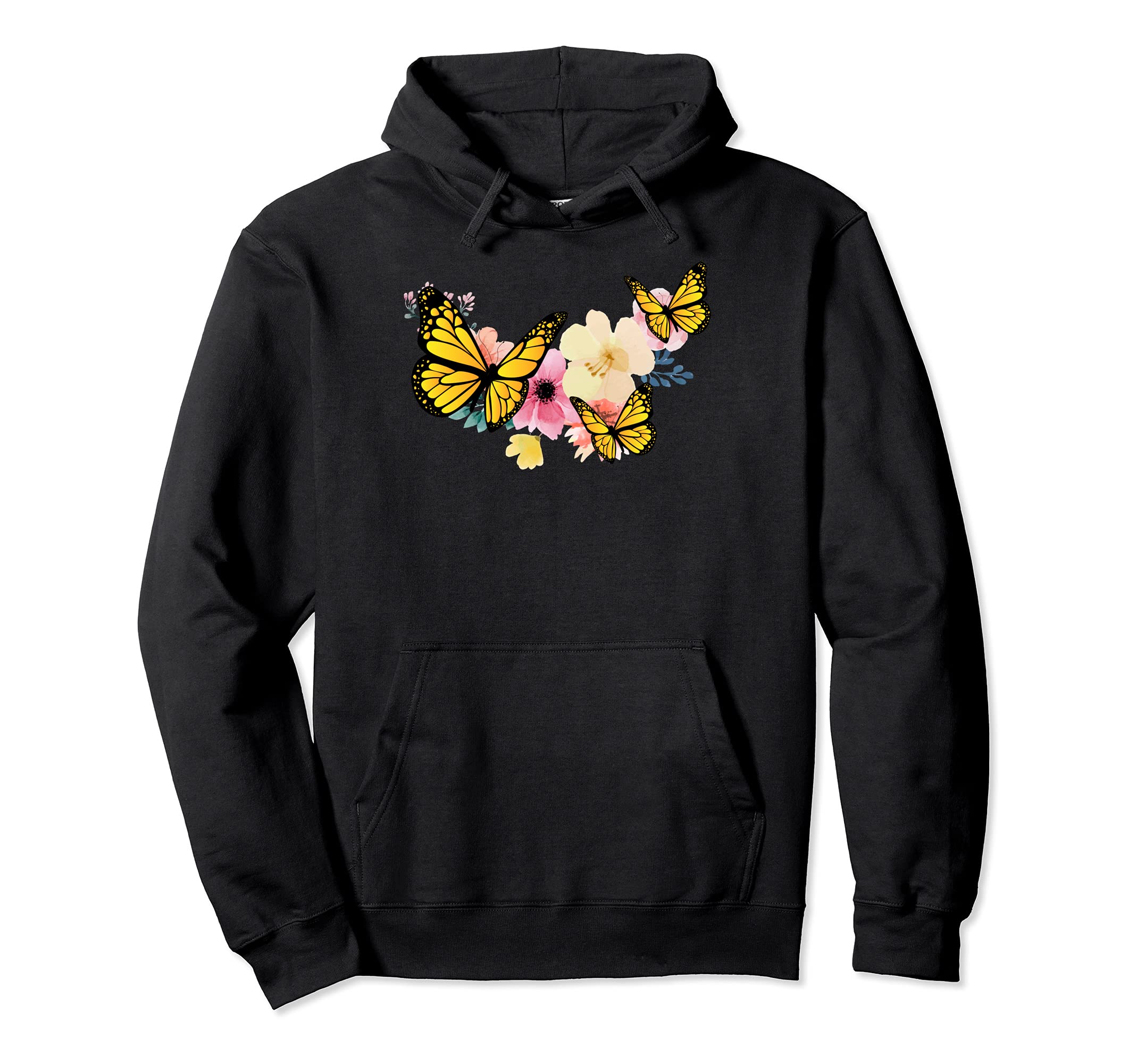 Flowers Butterfly Pet Pullover Hoodie