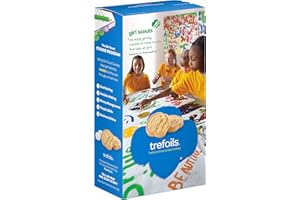 GIRL SCOUT TREFOILS Girl Scout Cookies Trefoils Traditional Shortbread Cookie - 3 Boxes