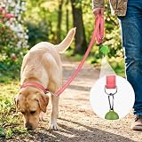 Joytale Padded Handle Dog Lead Double-Sided Reflective Nylon 1.2m Neon Pink view 2