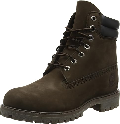 timberland 6 inch double collar boots medium brown