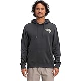 north face men's pullover graphic patch hoodie