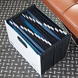 Rapesco SupaFile Plus 26-Section A4+ Desktop Expanding File Organizer White view 6