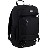 Eastsport Outdoors Elevated Hiking Travel Weekender Carry On Bookbag Daypack Rusksack Large Bag Backpack, Black