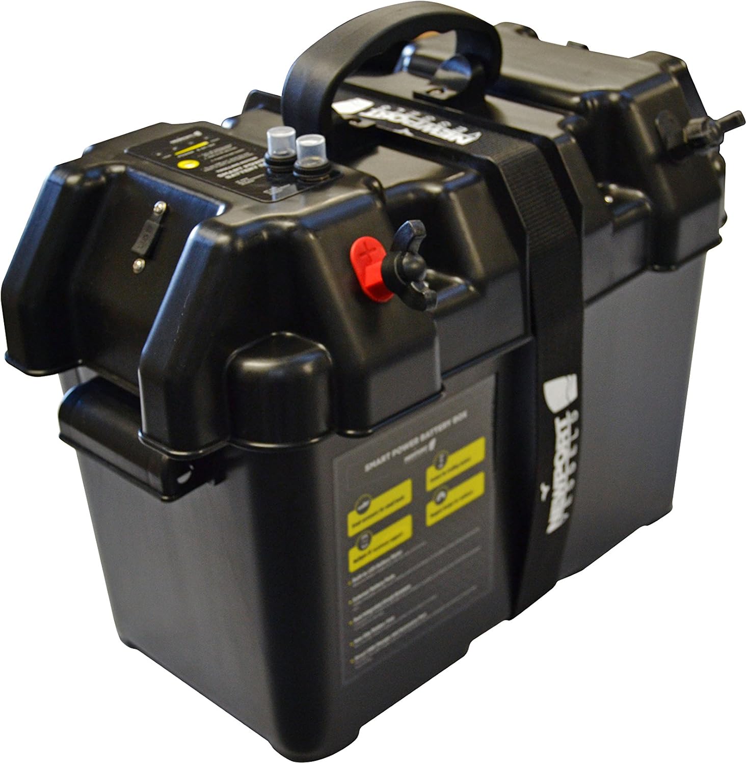 Newport Vessels Trolling Motor Smart Battery Box Power Center with USB and DC Ports : Sports & Outdoors
