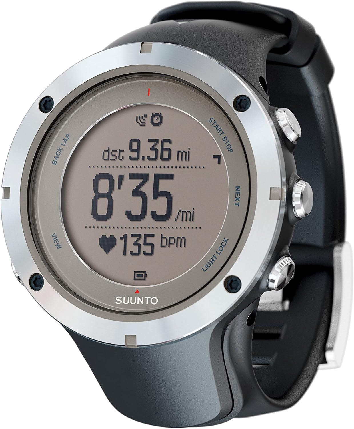 SUUNTO RELOJ DE HOMBRE CUARZO 40MM CORREA DE GOMA CAJA DE ACERO SS020676000