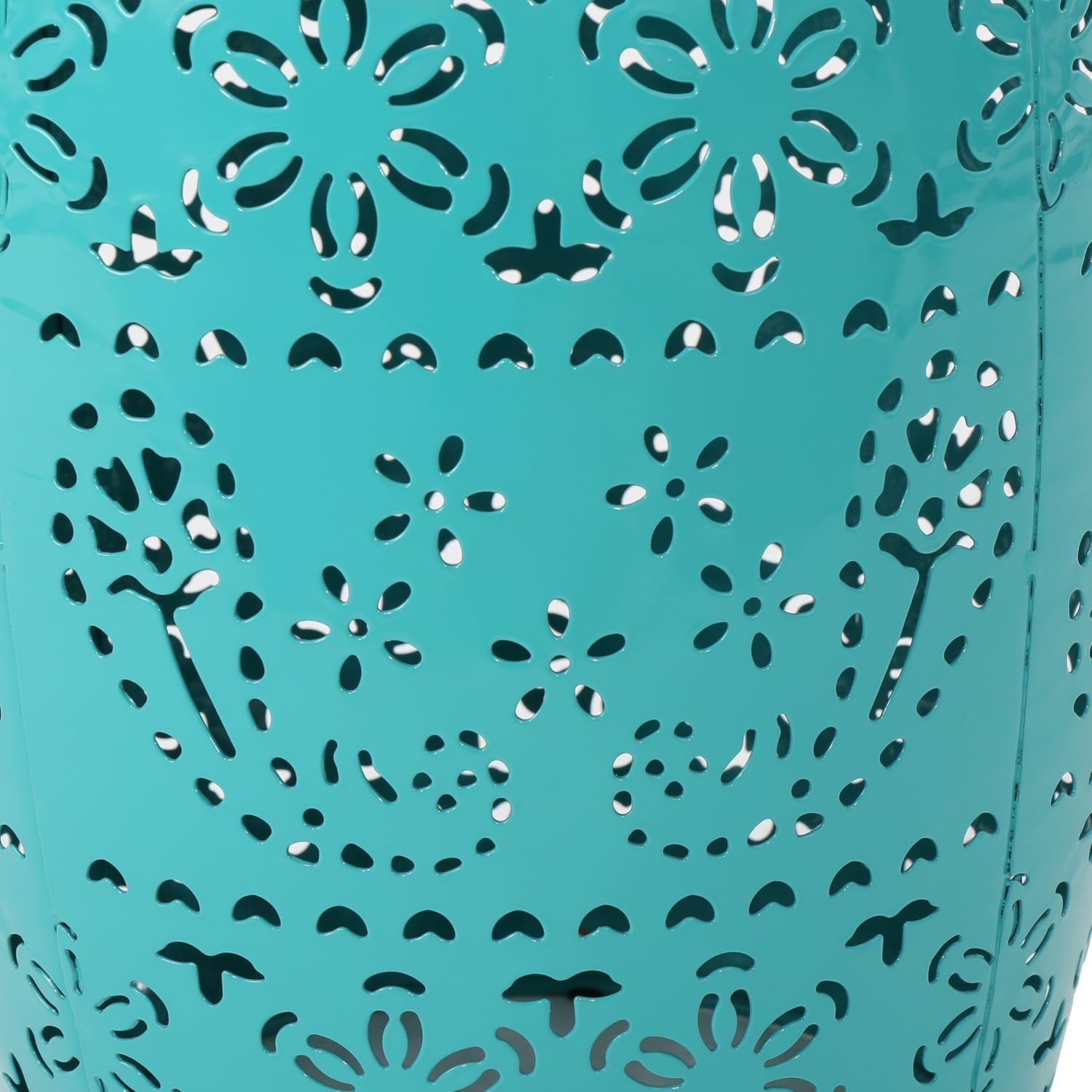 Christopher Knight Home Ruby Outdoor 12" Iron Side Table, Teal : Garden & Outdoor
