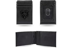 Rico Industries Laser Engraved Front Pocket Wallet, Chicago Bears , 2.75 x 4"