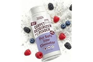 Sunny & Honey Carpet Deodorizer Powder - Pet Safe Freshener for Carpets, Pet Beds and Car Seats - Berry Odor Eliminator for C