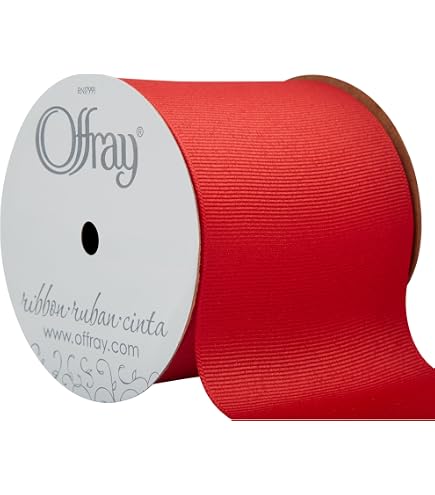 Nastro Grosgrain Offray 7/8 Di Pollice (22 Mm) | Bobina Da 100 Yards In Tinta Wild Berry | Tessuto 100% Poliestere, Made In USA