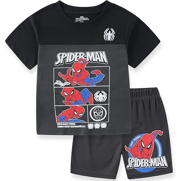Marvel Spider-Man 3-teiliges Set Jungen - Miles Morales Jogger Outfit