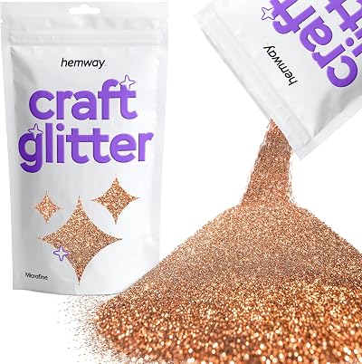 Hemway Bronze Brown Glitter 100g Microfine for Resin Nail Crafting