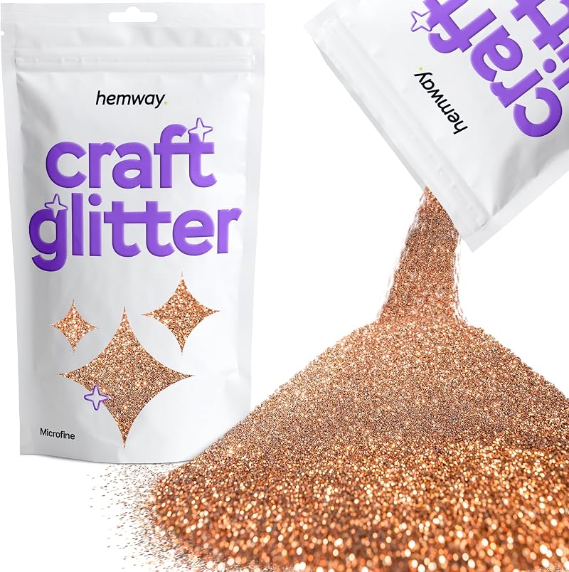 Hemway Bronze Brown Glitter 100g Microfine for Resin Nail Crafting