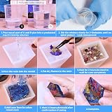 VidaRosa Epoxy Resin Kit for Beginners with Molds Dried Flowers 600ml view 4