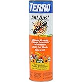 TERRO Ant Dust, Ant Powder Killer for Indoors and Outdoors | Kills Ants, Fire Ants, Cockroaches, Spiders, Waterproof Formula, 8 Months Protection, Apply in Cracks &amp; Crevices