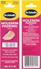 Dr. Scholl's Moleskin Plus 24 x 4 5/8 Inch Padding Roll 1 Count view 8