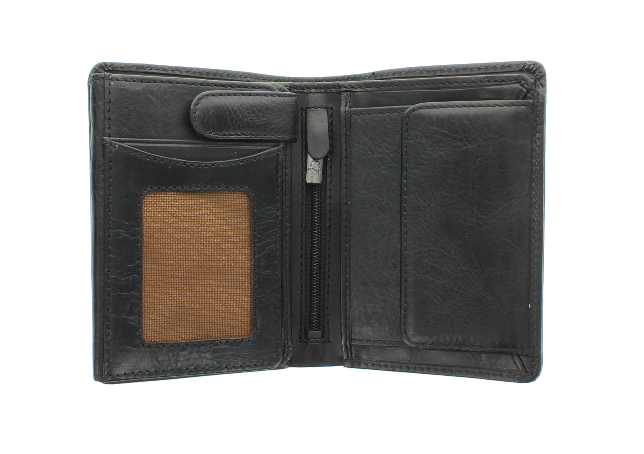 VISCONTI Tuscany Collection Lucca Leather Wallet with RFID Protection TSC44 Black