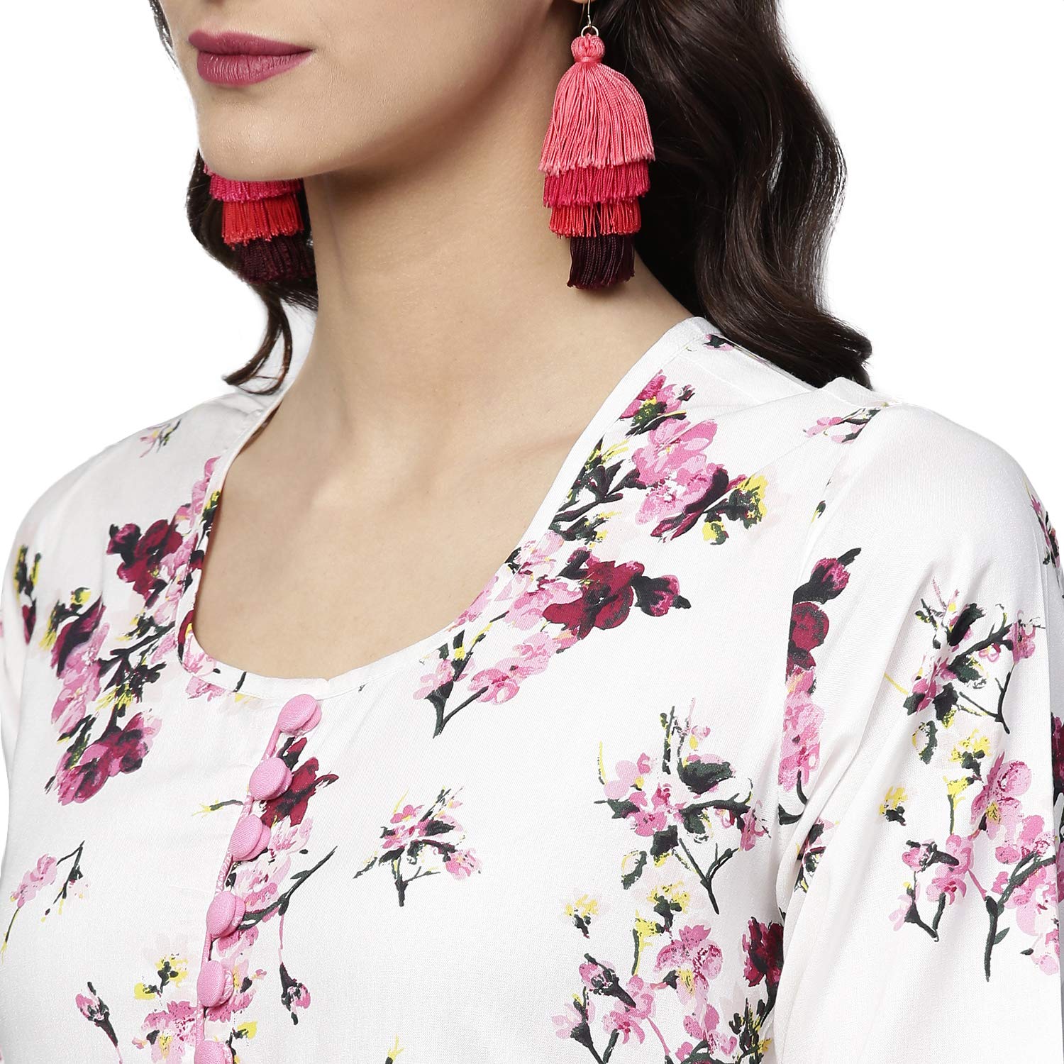 tissu women's printed a-line kurta