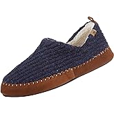 Acorn mens Camden Recycled Moccasin Slippers With Berber Lining