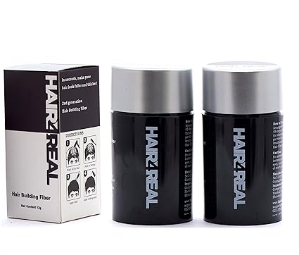 Hair4Real Hair Loss Concealer Fibre Dark Brown 24g (Pack of 2x12g)