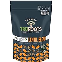 Truroots Sprouted Lentil Trio, Organic, 8-Ounce