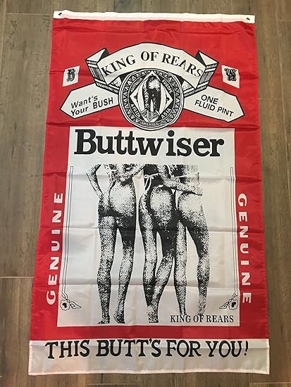 Usa Premium Store Budweiser Advertising Flag Buttwiser Banner
