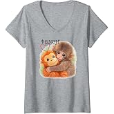 Women's Punch Monkey V-Neck T-Shirt