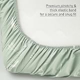 GLLQUEN BABY 2 Pack Cot Sheets 120x60 100% Microfiber Fits Bassinet Crib view 6