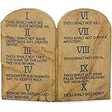 Dicksons Ten Commandments Resin Stone 11 x 9 Wall or Tabletop Plaque