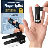 Dr. Frederick's Padded Trigger Finger Splint, Adjustable, Regular Fit, 2 ct | Helps Stabilize &amp; Immobilize to Reduce Catching &amp; Locking; Fits Middle, Index &amp; Ring Fingers on Either Hand; Pay with HSA/FSA