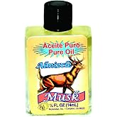6 PIECES BRYBRADAN MUSK PURE OIL ALMIZCLE ACEITE PURO &frac12; FL.OZ. (14.7 ML)