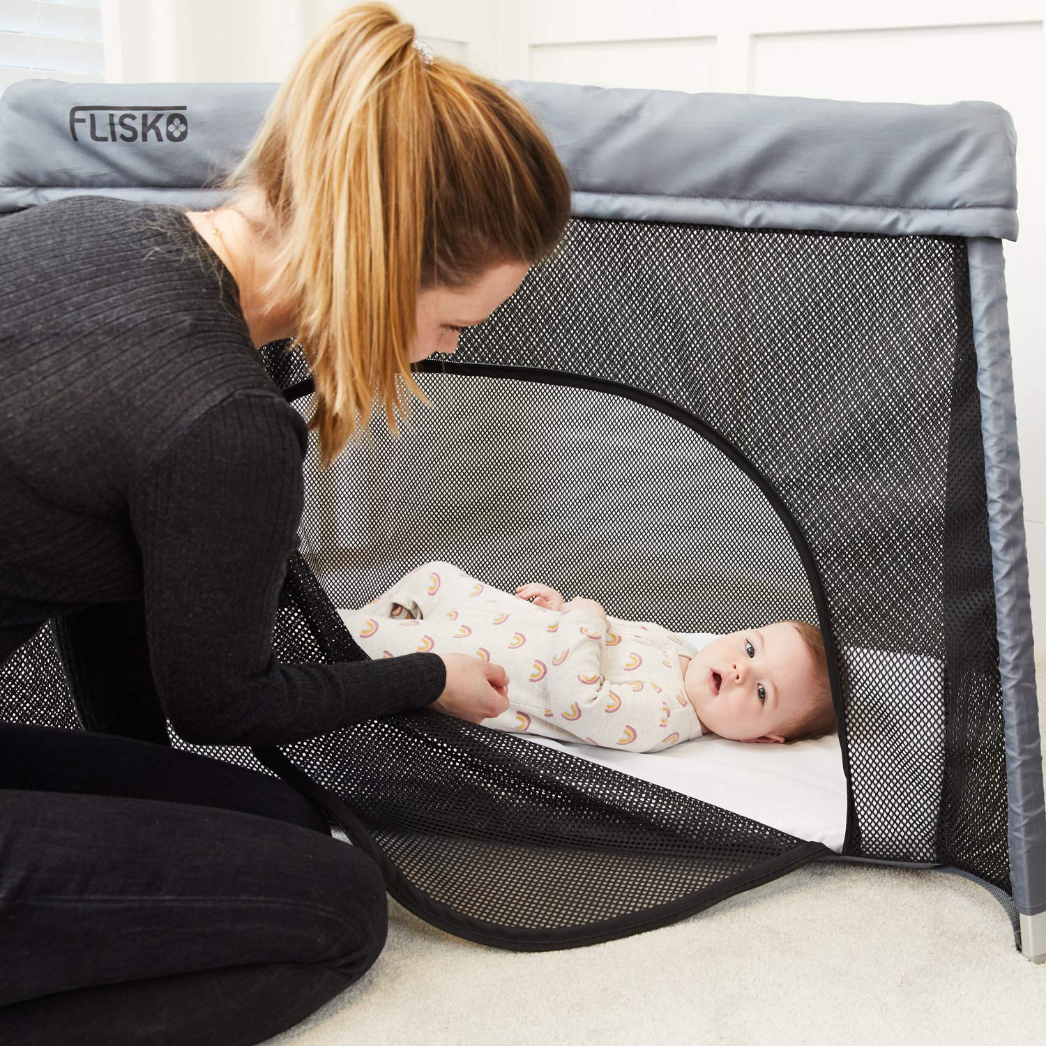 flisko travel crib and bassinet