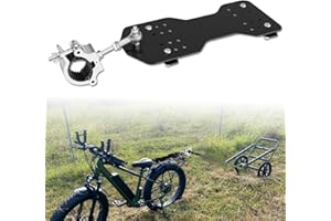KATYWIXU Universal Trailer Coupler Hitch for E-Bike & Bike, Heavy-Duty Cargo Connector with Multi-Hole Fit & Quick Installation, Ideal for Camping, Shopping, Pet & Kid Hauling